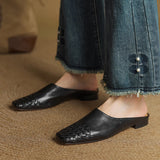 Mules en Cuir Véritable Viola