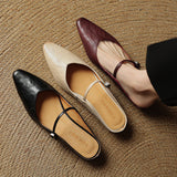 Orella | Mules en Cuir Véritable