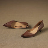 Talons chat en cuir Calenne