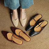 Orella | Mules en Cuir Véritable