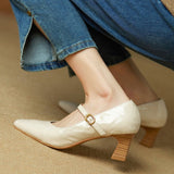 Orvane Mary Jane en cuir