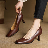Escarpins en cuir Elviera