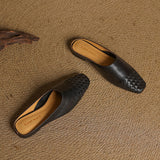 Mules en Cuir Véritable Viola
