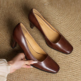 Escarpins en cuir Elviera