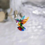 Collier de Colibri Magnifique avec Boucles d'Oreilles Bonus – Offre Limitée