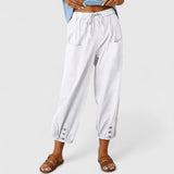 Eliza | Pantalons Élegants à Jambes Larges