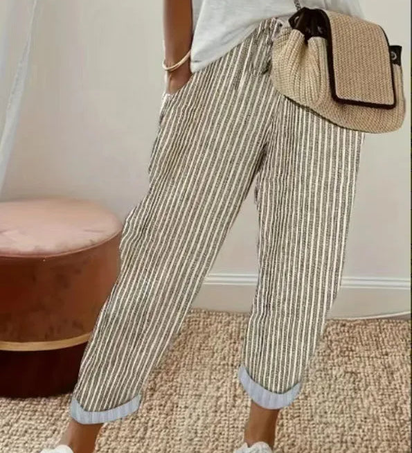 Léa | Short Décontracté Léger Taille Élastique