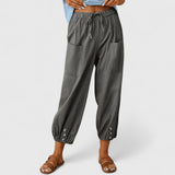 Eliza | Pantalons Élegants à Jambes Larges