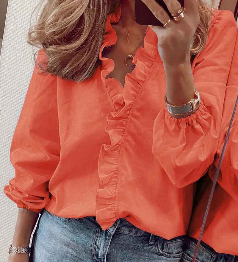 Maren | Blouse Élégante à Manches Longues