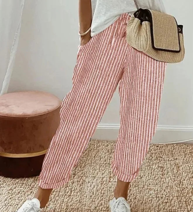 Léa | Short Décontracté Léger Taille Élastique