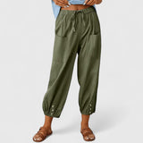 Eliza | Pantalons Élegants à Jambes Larges