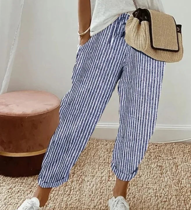 Léa | Short Décontracté Léger Taille Élastique