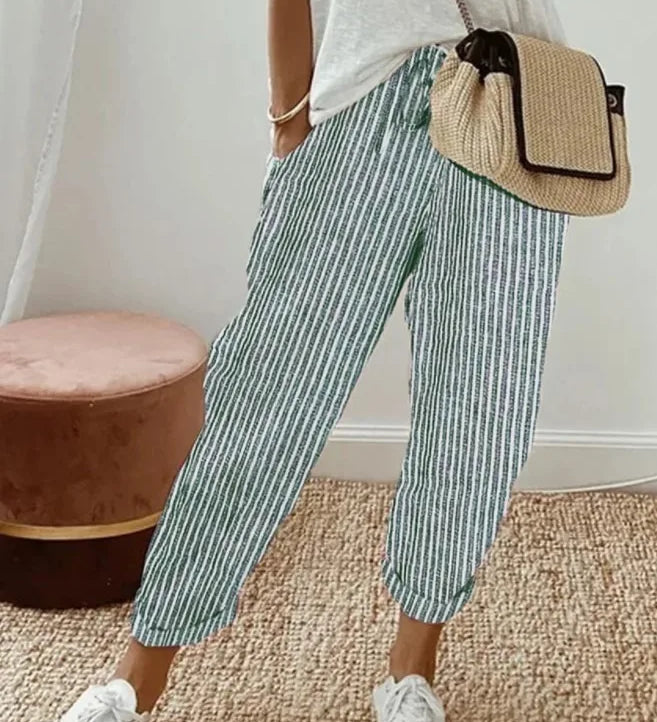 Léa | Short Décontracté Léger Taille Élastique