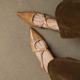 Aluna | Mules Élégantes à Brides Croisées