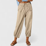 Eliza | Pantalons Élegants à Jambes Larges