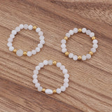 Harriet | Ensemble de Trois Bagues à Perles Facettées