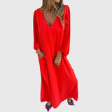 Vanessa | Boho Long Dress with Pockets