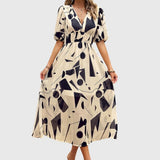 Joyce | Robe Midi Fleurie Flatteuse