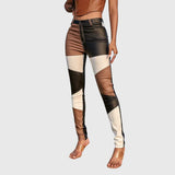 Sylvia | Color Block Tube Pants