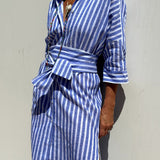 Jada | Robe Rayée Classique