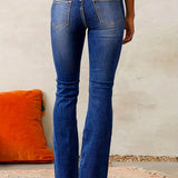 Mélanie | Jeans évasés taille haute