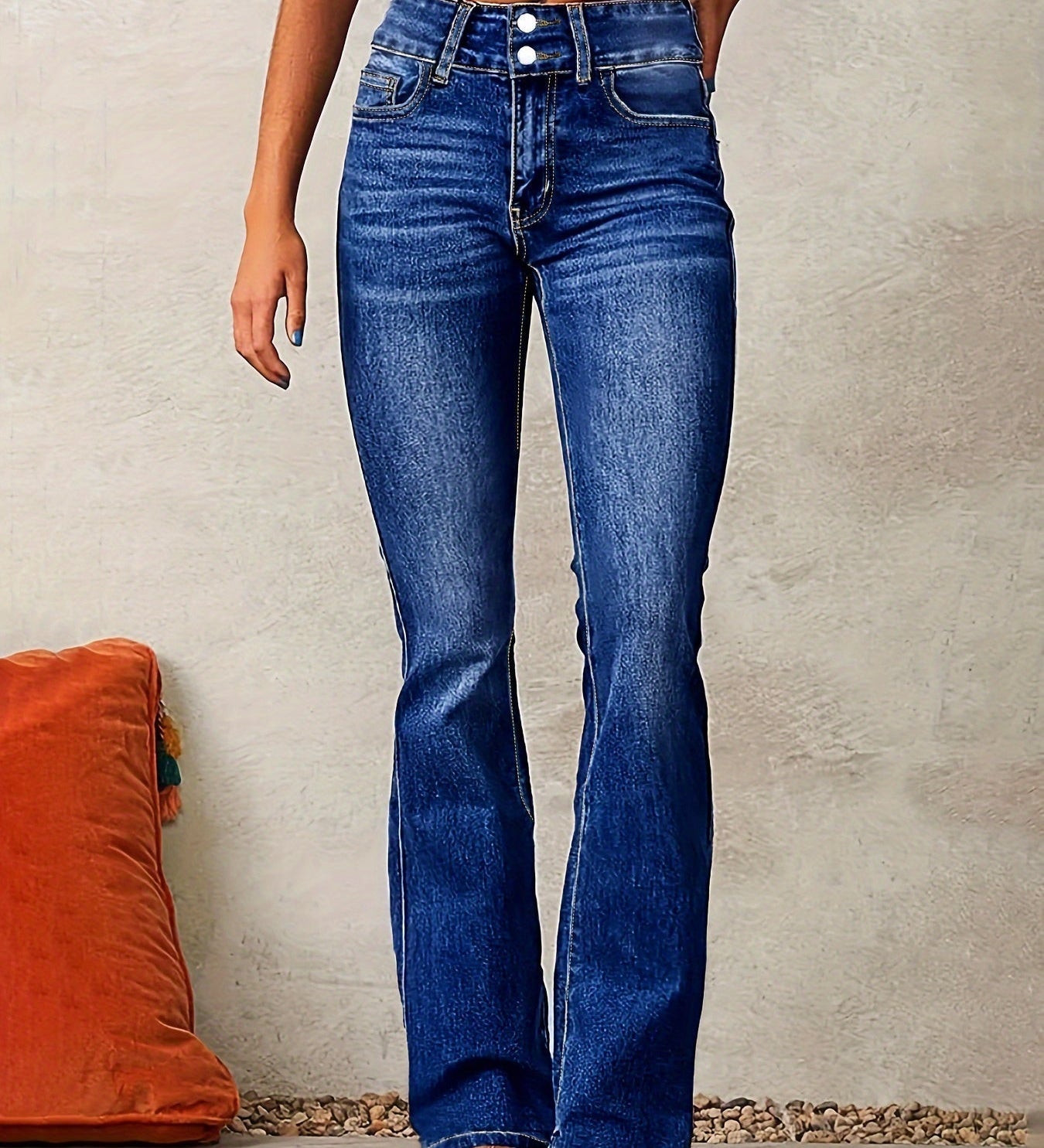 Melanie | Jeans évasés taille haute