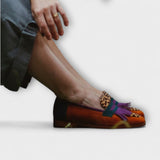 Fallon™ | Mocassins Léopard Marron