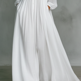 Serena | Robe Maxi Fluide à Boutons