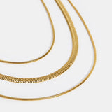 Collier en Or Multicouche