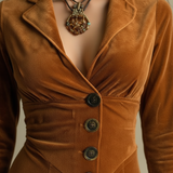 Anna | Robe Longue en Velours