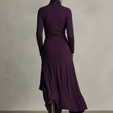 Natalia | Robe Maxi Tricot Asymétrique