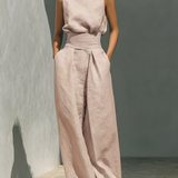 Ariana | Ensemble Large en Lin Élégant