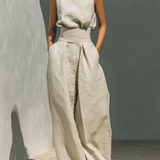 Ariana | Ensemble Large en Lin Élégant