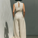 Ariana | Ensemble Large en Lin Élégant