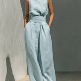 Ariana | Ensemble Large en Lin Élégant