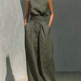Ariana | Ensemble Large en Lin Élégant
